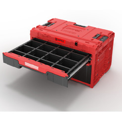 Ящик для инструментов Qbrick System ONE Drawer 2 Plus Toolbox 2.0 RED UHD Custom SKRQONED2PCZEPG001 (красный)