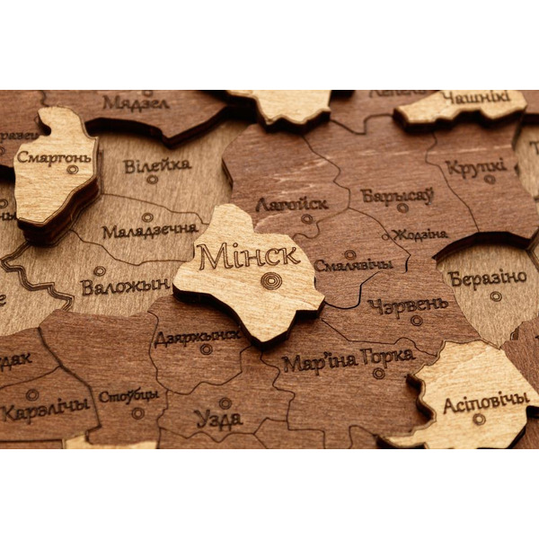 Модель в виде конструктора EWA «Карта Беларуси" Мини