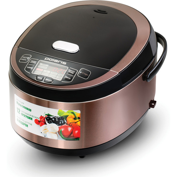 Мультиварка POLARIS PMC0514AD черная/коричневая