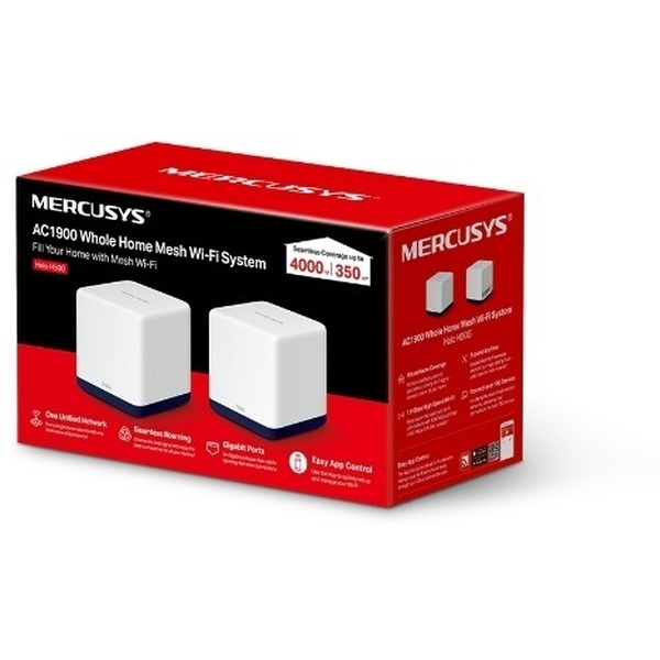 Домашняя Mesh Wi-Fi система Mercusys Halo H50G(2-PACK)