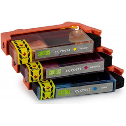 Картридж струйный Cactus CS-CD972/3/4 №920XL (набор голубой/желтый/пурпурный)