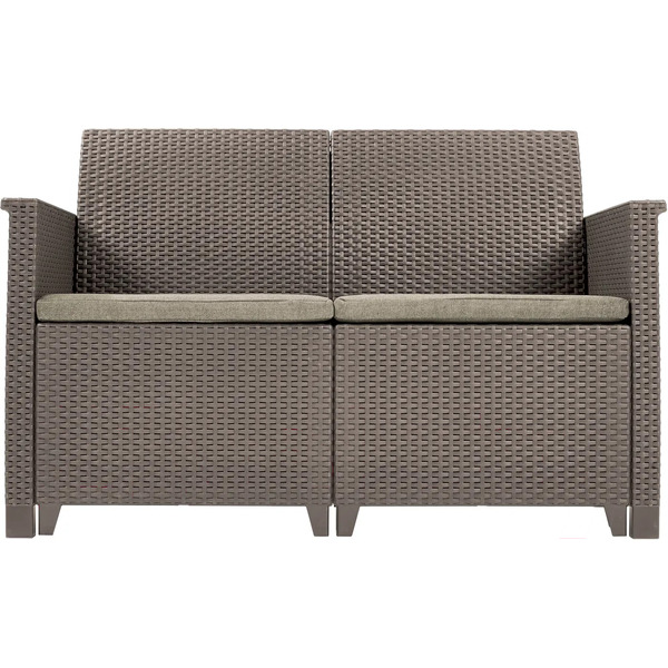 Набор садовой мебели Keter Elodie 2 seater 254091 (капучино)