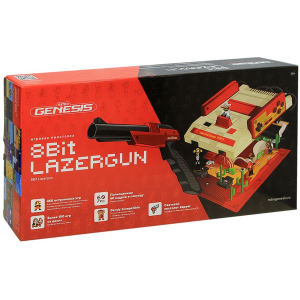 Игровая приставка Retro Genesis 8 Bit Lasergun (ConSkDn134)