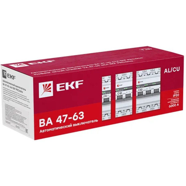 Выключатель автоматический EKF PROxima ВА 47-63 DC 1P 4А (C) 6кА