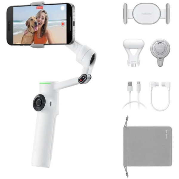 Стабилизатор для мобильного телефона INSTA360 FLOW 2 PRO CREATOR BUNDLE (Белый)
