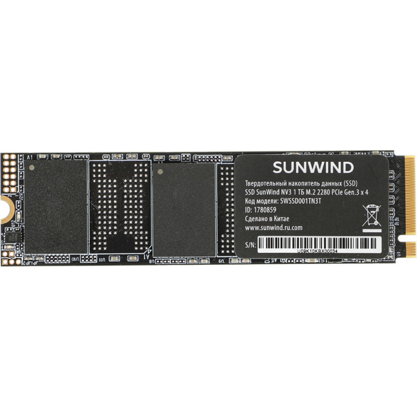SSD SunWind NV3 SWSSD001TN3T 1TB