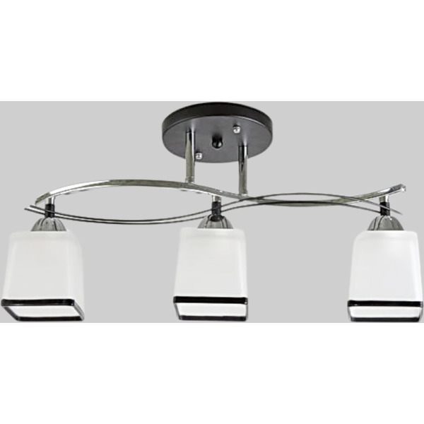 Люстра Aitin-Pro НПБ 02-3x60-101 7542/3 (черный/хром)