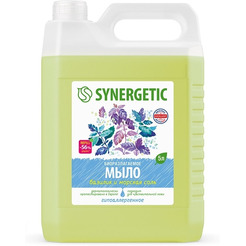 Жидкое мыло SYNERGETIC Биоразлагаемое Базилик и морская соль 5л