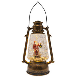 Декоративный фонарь с эффектом снегопада и подсветкой NEON-NIGHT Санта-Клаус 501-066