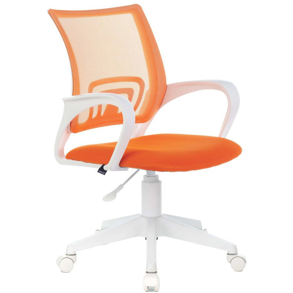 Кресло Brabix Fly MG-396W (белый/оранжевый)