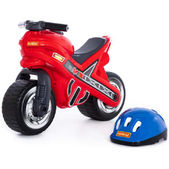 Каталка Полесье МХ со шлемом 46765