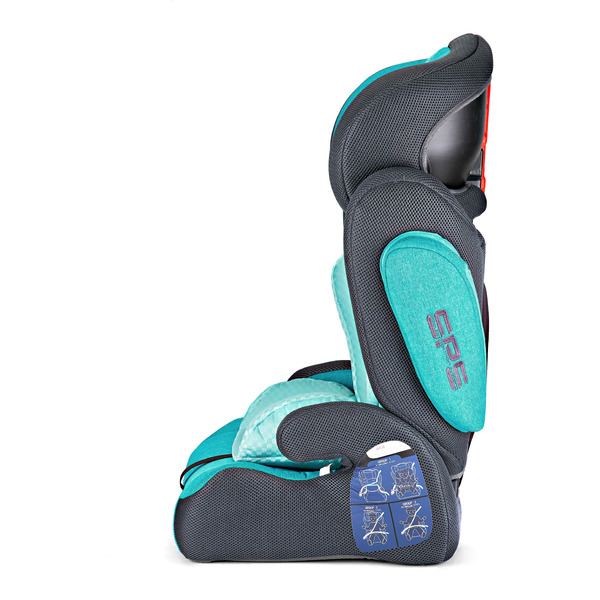 Детское автокресло LORELLI OMEGA GREY&GREEN 9-36 кг