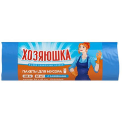 Пакеты для мусора Хозяюшка 60 л 60х70 (20 шт) 0111039373