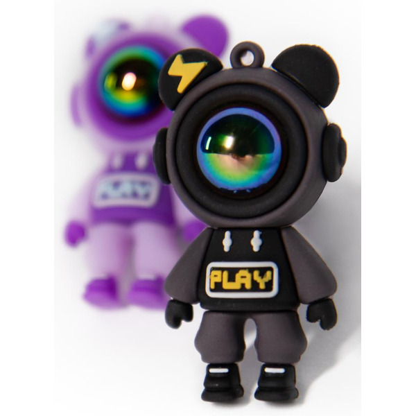 Ароматизатор автомобильный на дефлектор 5 ЭЛЕМЕНТ Космонавт "Дай 5 Добру" (черный)