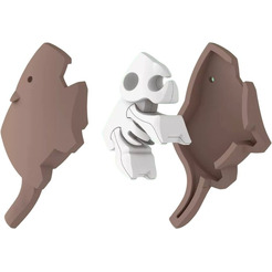 Магнитный конструктор Halftoys Animal Бобр с диорамой HA011
