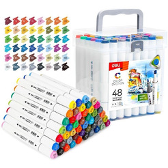 Набор маркеров для скетчинга Deli Color Emotion E70803-48