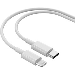 Зарядное устройство Atomic MOTION G202 GAN 20W 2-порта USB (A+C) с кабелем USB (С-L) 1.5 метра, цвет белый | 10.204