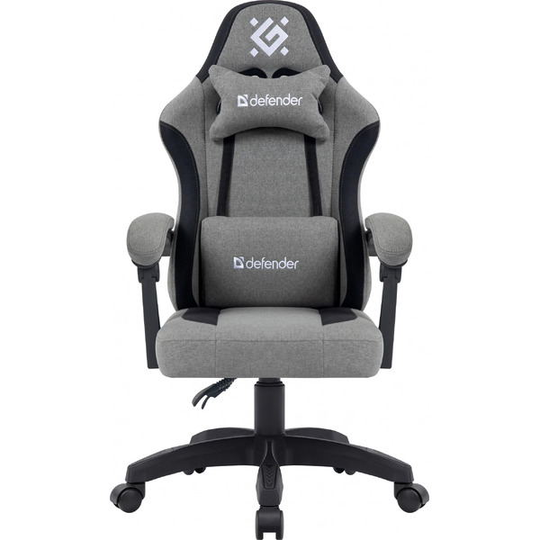 Игровое кресло Defender Lumen серый/черный (64027)