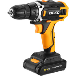 Дрель-шуруповерт Deko Banger 20V ONE + 083-1042 (с 1-им АКБ)