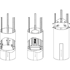 Кухонная вытяжка Korting KHA 35808 DW Cylinder