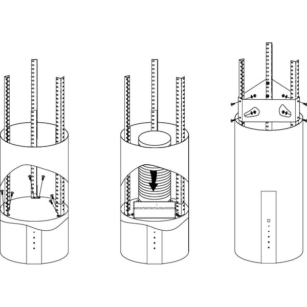 Кухонная вытяжка Korting KHA 35808 DW Cylinder