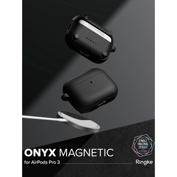 Чехол Ringke Onyx Magnetic для AirPods Pro 3 BLACK