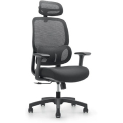 Кресло компьютерное SitZone U-073A (сетка/ткань, черный)