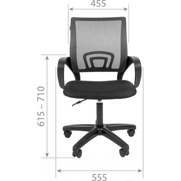 Кресло офисное Chairman 696 LT (TW/красный)