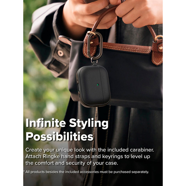 Чехол Ringke Onyx Magnetic для AirPods Pro 3 BLACK