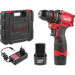 Дрель-шуруповерт Wortex LX BD 1220 DLi (1333699)