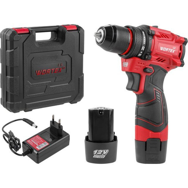 Дрель-шуруповерт Wortex LX BD 1220 DLi (1333699)