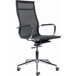 Кресло Brabix Premium Net EX-533 (хром/сетка черная)