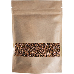 Пакет Дой-Пак с замком BRAUBERG 700689 (ккрафт с окном 50 мм, 120х200+40 мм, 100 шт, 150мкм)