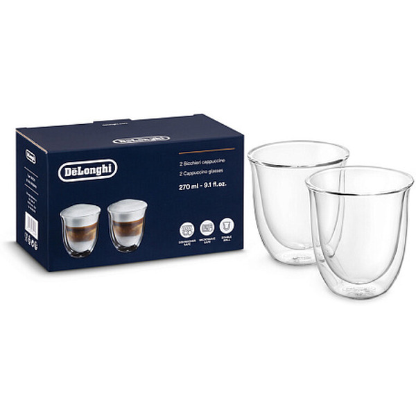 Набор чашек DeLonghi Cappuccino DLSC311, 2 шт. (270 мл)