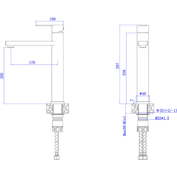 Смеситель AV Engineering AVBON1-BW1