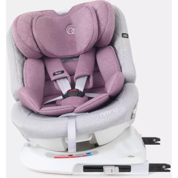 Детское автокресло Rant Nitro Isofix UB619 (серый/розовый)