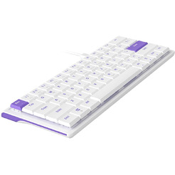 Клавиатура AJAZZ NKL61 Low Profile Switch (белый/фиолетовый)