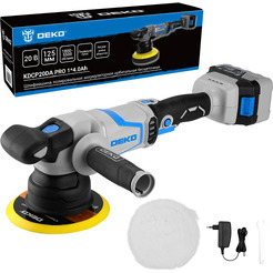 Полировальная машина Deko KDCP20DA PRO 081-1029 (с 1-им АКБ)