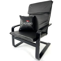 Кресло-качалка Calviano Soft 1 (черный PU)