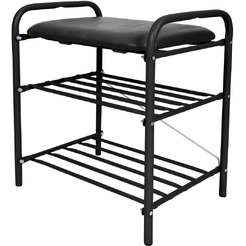 Банкетка NIKA Б1-1/Ч (черный матовый)