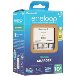 Аккумулятор с зарядным устройством Panasonic Eneloop BQ-CC17/4xBK-3MCCE Advanced Charger (K-KJ17MCD40E)