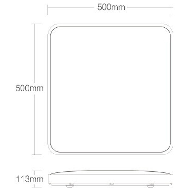 Умный светильник YEELIGHT LED Ceiling Light 500мм (YLXD10YL) белый