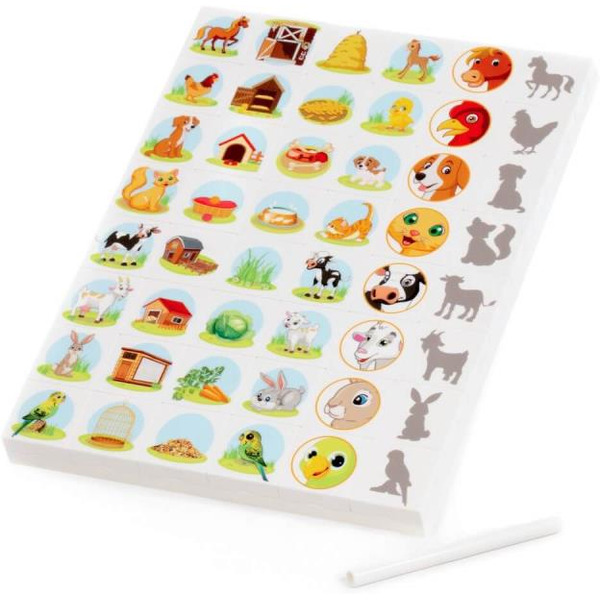 Набор игровой настольный Полесье Ассоциации. Домашние животные 2 4902 (48 элементов)