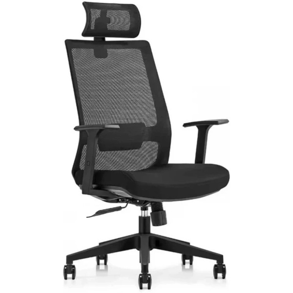 Кресло офисное SITUP MADRID A BLACK PL (сетка Black / Black)