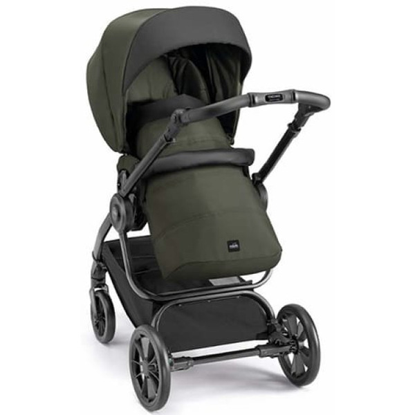 Универсальная коляска CAM Infinito (2 в 1, оливковый/рама матовый черный)