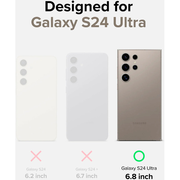 Чехол Ringke FUSION X для Galaxy S24 Ultra BLACK