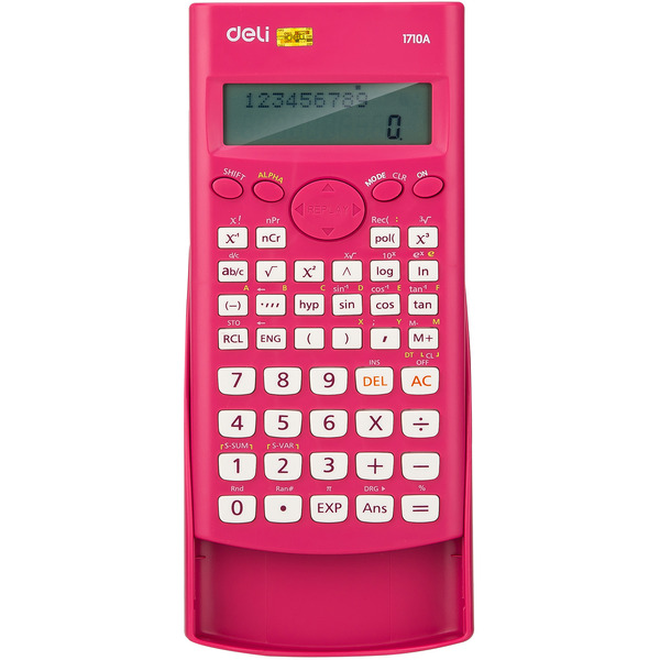 Калькулятор Deli E1710A/RED