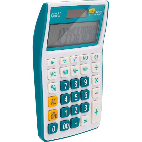 Калькулятор Deli E1238/BLUE