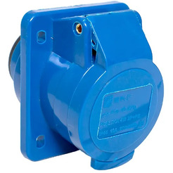 Розетка стационарная внутренняя EKF 413 2Р+РЕ 16А 220В IP44 PROxima