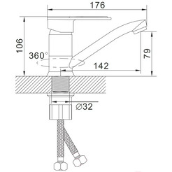Смеситель Эверест B45-274B